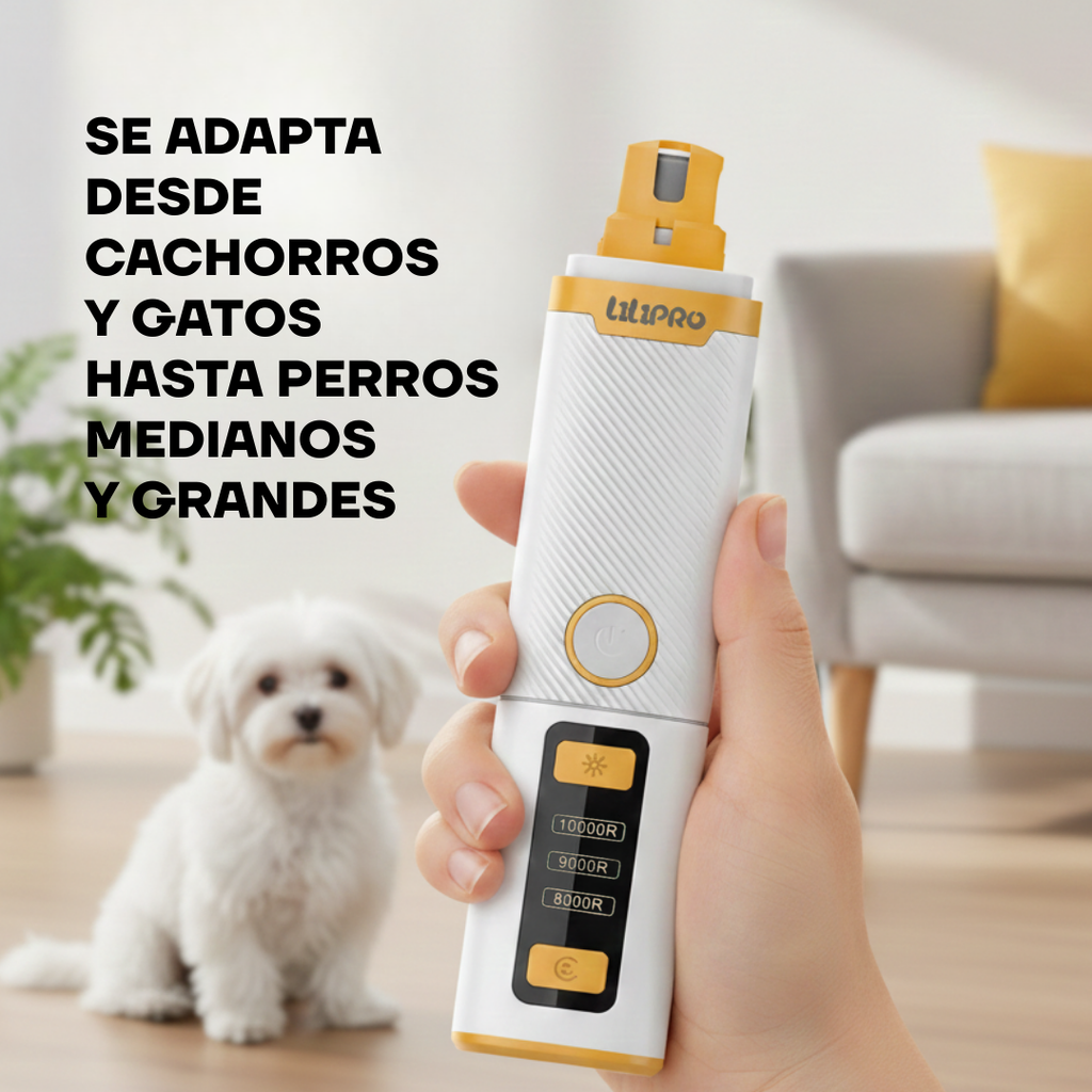 El limador PG102 se adapta a cachorros, perros grandes y gatos