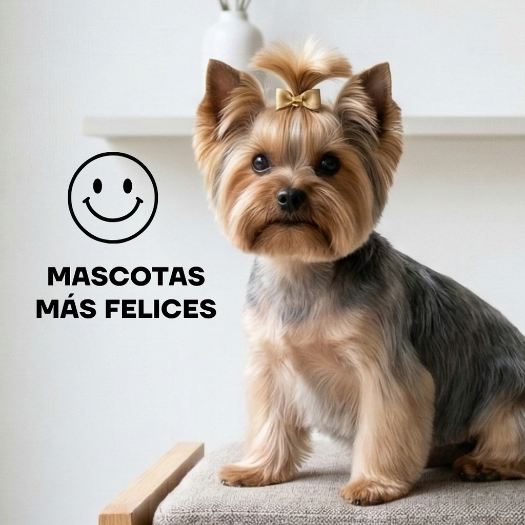 Yorkshire recién cortado: mascotas más felices