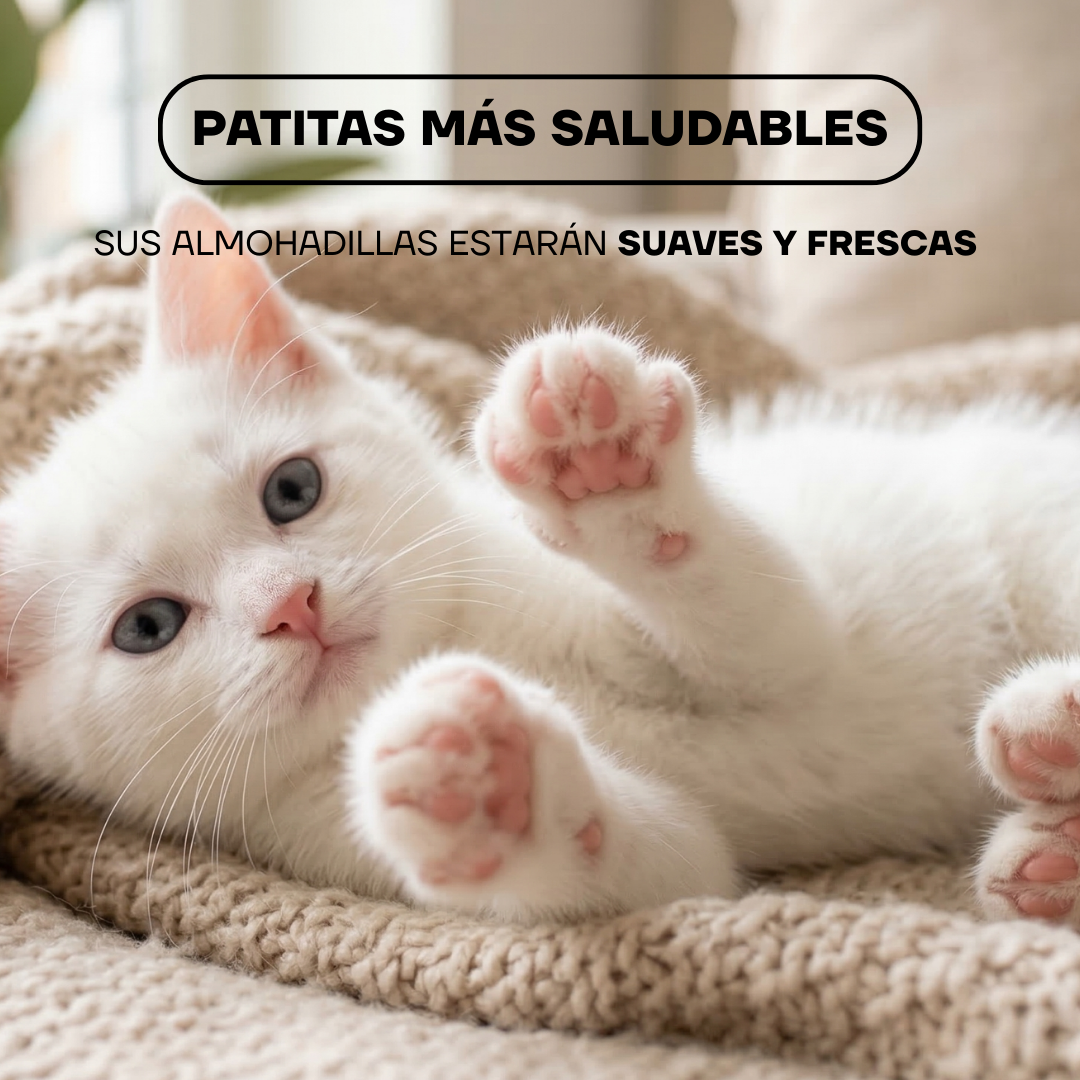 Gatito con patitas sanas gracias a la recortadora PT209L