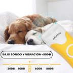 Perro durante el corte de bajo ruido y vibración con la PT302