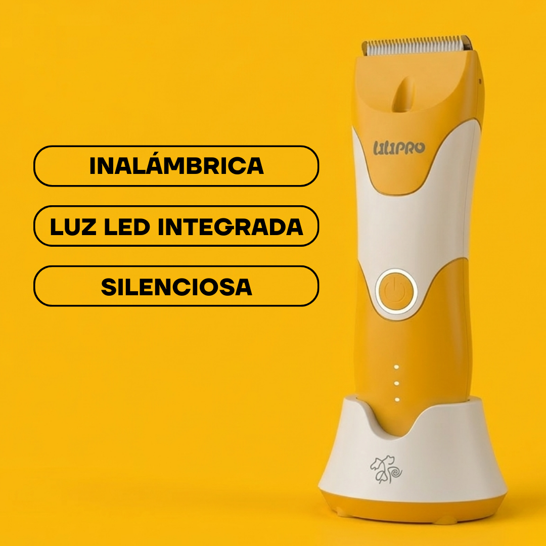 Rasuradora PT303 inalámbrica, con luz LED integrada y silenciosa