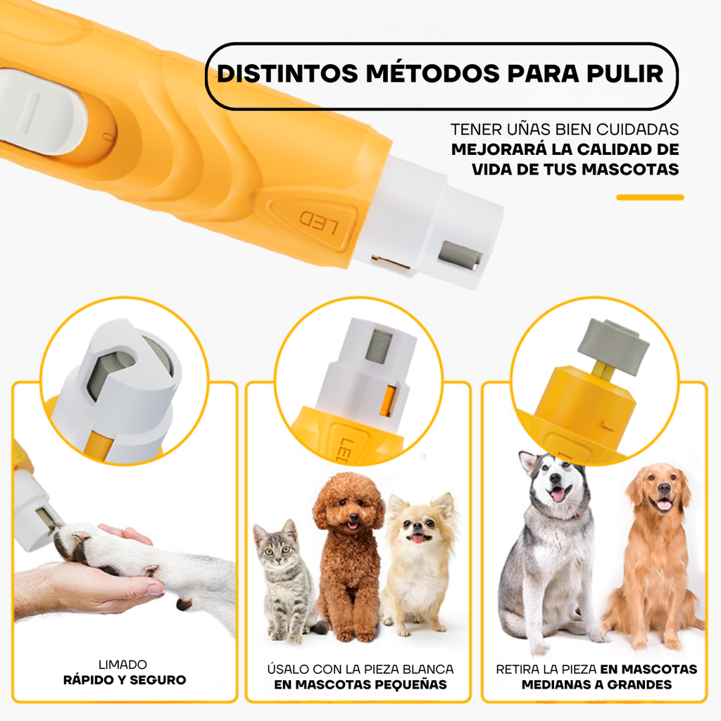 Puertos de limado del PG100 para uñas de perros y gatos