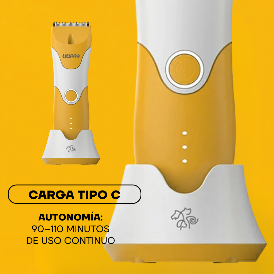 Carga USB tipo C de la rasuradora PT303