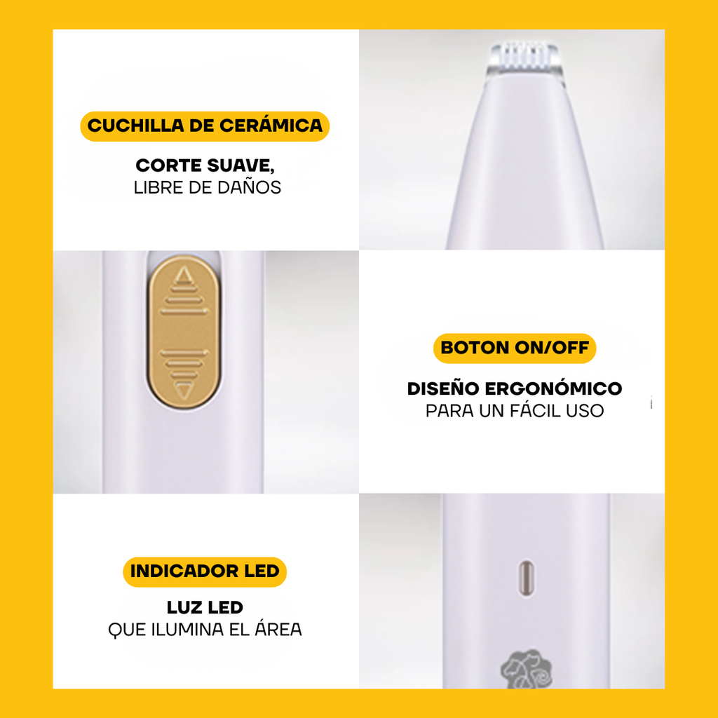 Medidas y especificaciones de la recortadora PT202