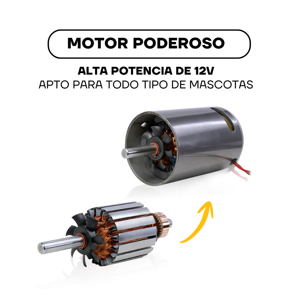 Motor potente de la cortadora de pelo ZP295