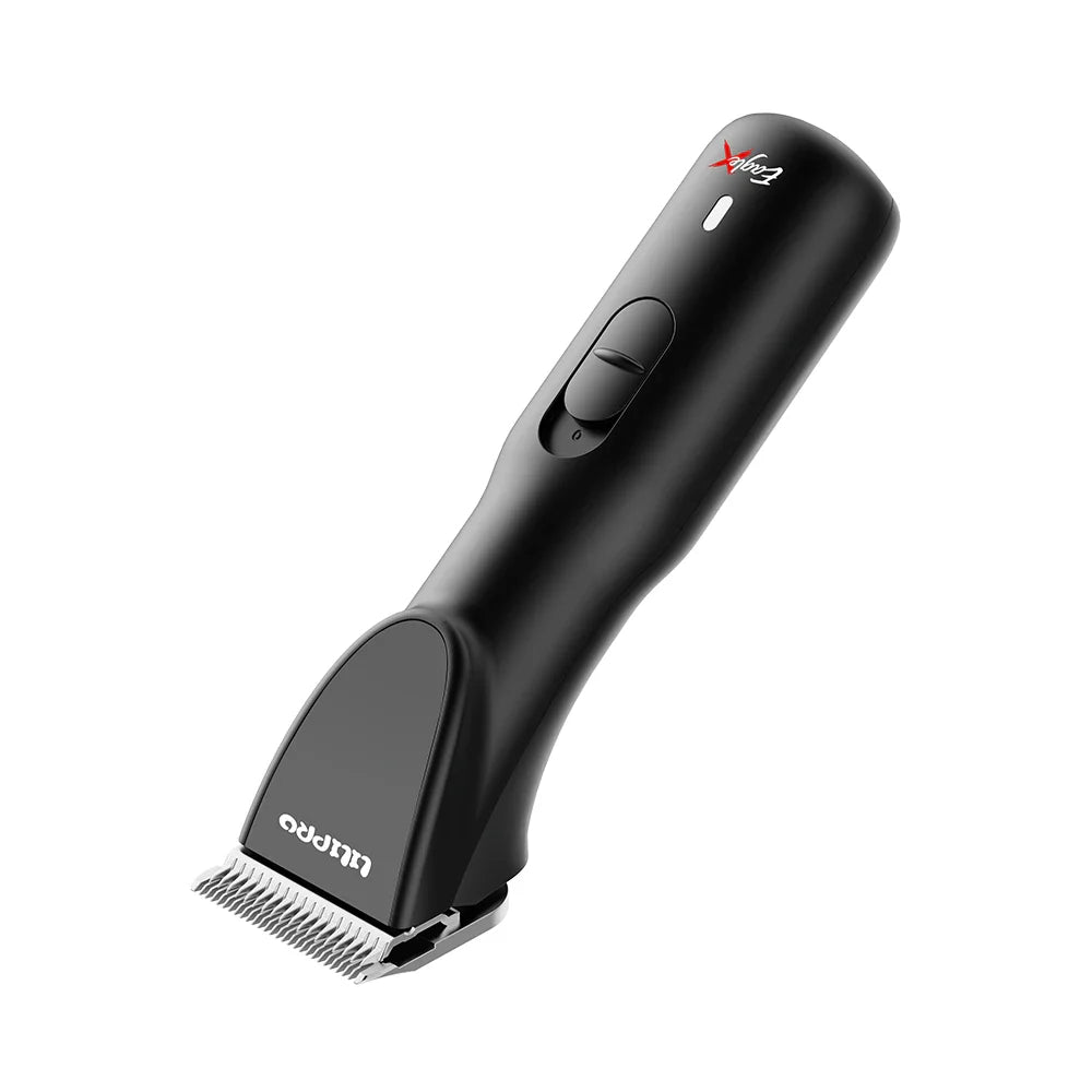 Cortadora Eagle X vista en ángulo con cuchilla sistema A5